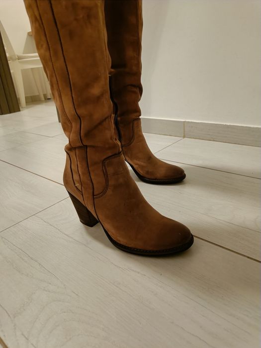 Cizme din piele naturala, nr. 39