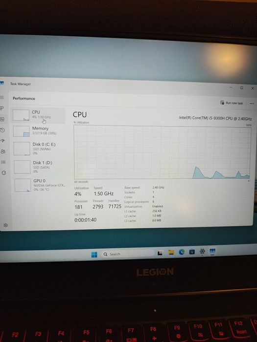 Lenovo Legion Y7000 GTX 1650 4GB/i5 9300H/768GB Stocare