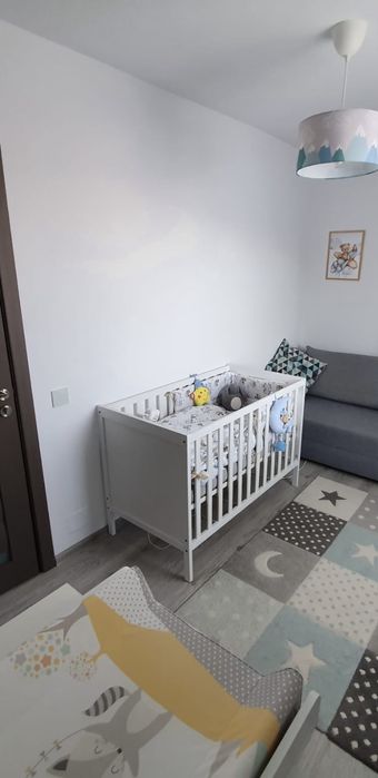 Patut Sundvik 60x120 cm si saltea Skonast
