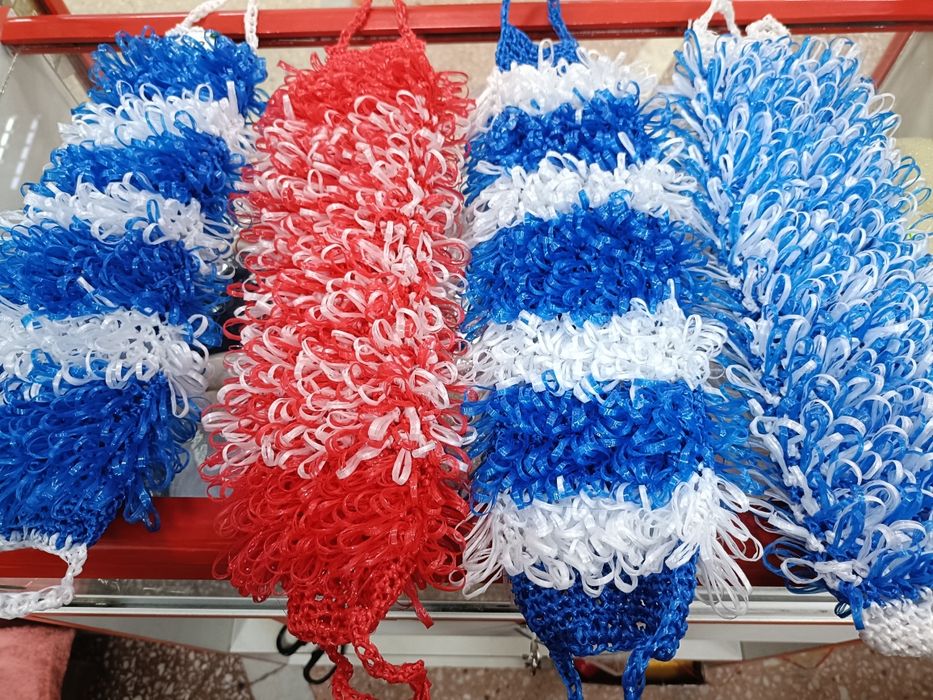 Продам мочалки ручной вязки