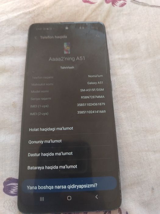 Samsung A 51 128 gb