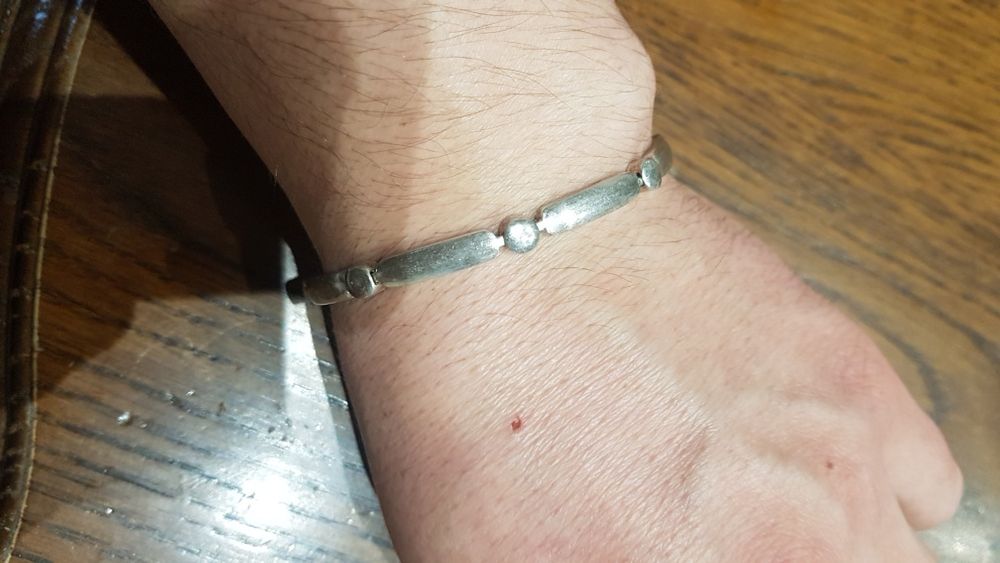 C Bratara argint masiv 925 italy unisex 19.5 cm,stare perfecta