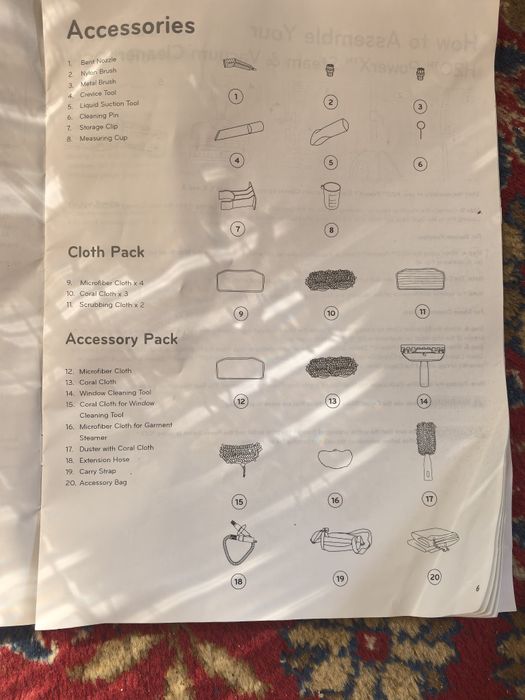 Прахосмукачка и парочистачка 6 в 1