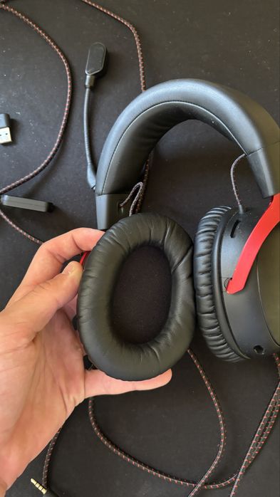 HyperX Cloud III Black/Red (С кабел)