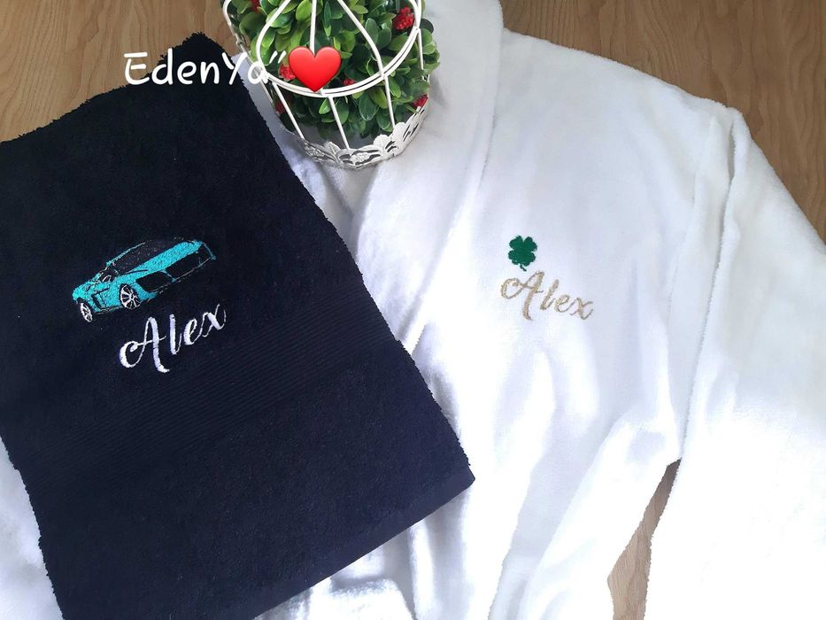 Halate brodate personalizate - cadou aniversari /evenimente
