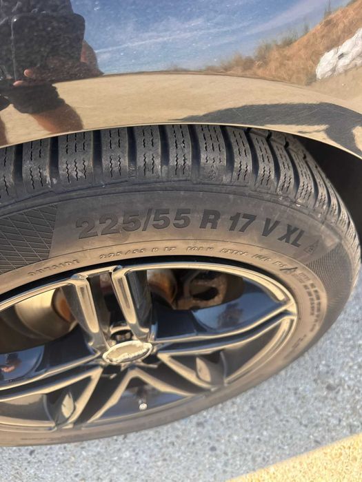 SET Jante aliaj model: Wheel World pentru Audi A6 C6 5x112 R17 inclus in pret - anvelope iarna Continental 225/55 R17