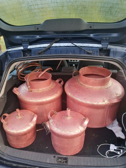 Vând cazan țuică de 90 litri. Vând cazan de cupru ptr țuică de 90 litr