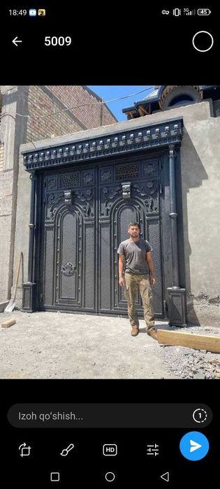 Temir darvoza | Ворота | Hovli uchun | Kafolatli!