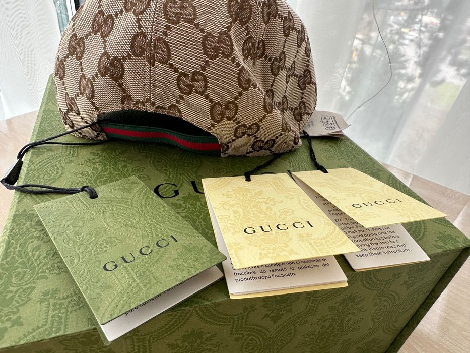 Gucci оригинална детска шапка с кутия и сертификати (размер S, 52см)