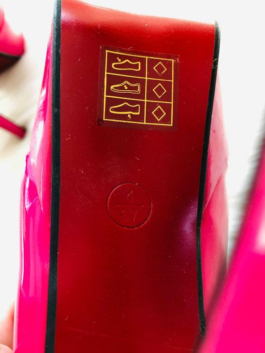 Pantofi cu toc, dama, fuchsia, nr 37, noi