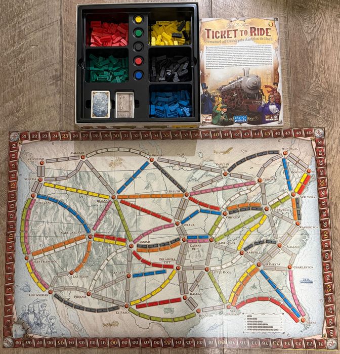 Настолна игра Ticket to ride USA