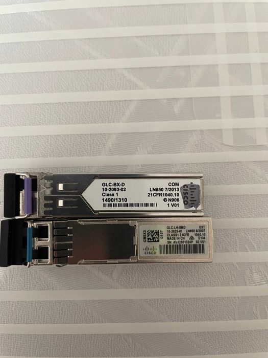 Продавам SFP-та Cisco, Gigastream, NeoPhotonics