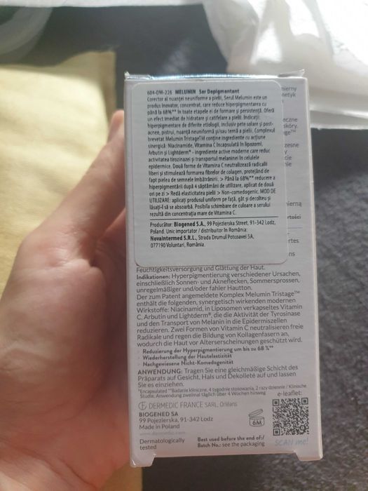 Dermedic melumin depigmentation serum