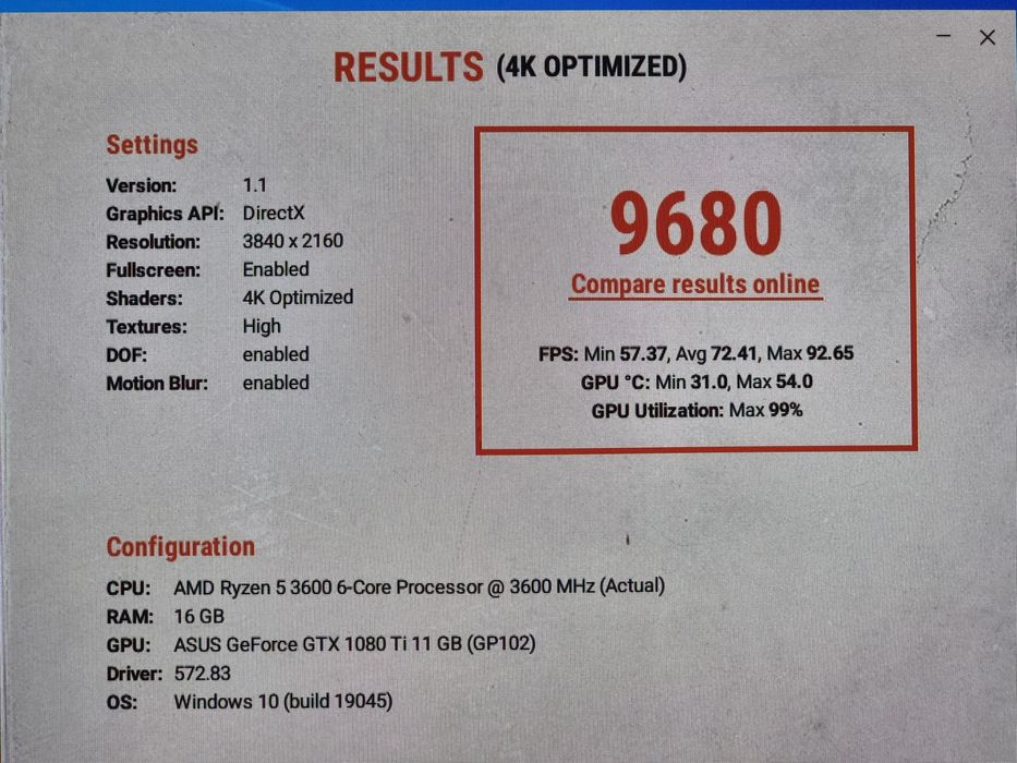 Геймърски Компютър/R5 3600/16GB DDR4/256GB M.2/2TB/GTX 1080 TI 11GB