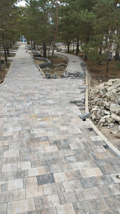 Укладка брусчатки Костанай