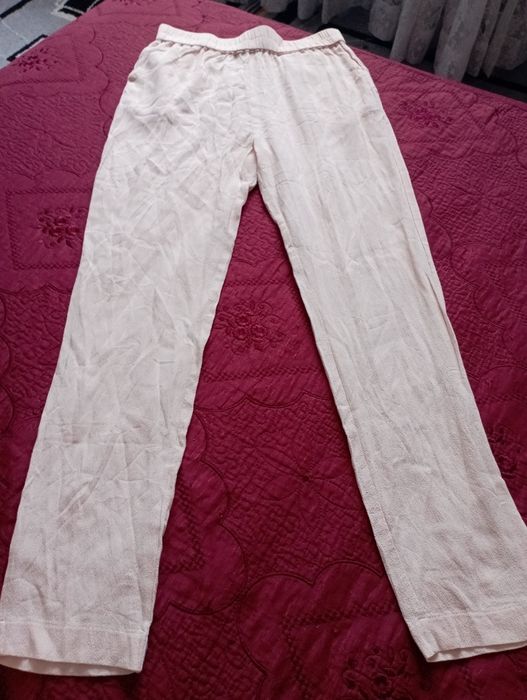 Лот панталони лен,рипс ,широки крачоли