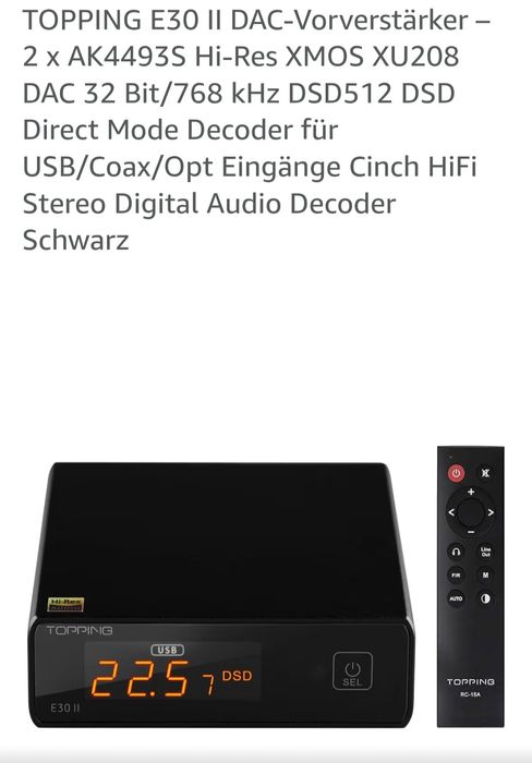 DAC (ЦАП)  Topping E 30  II