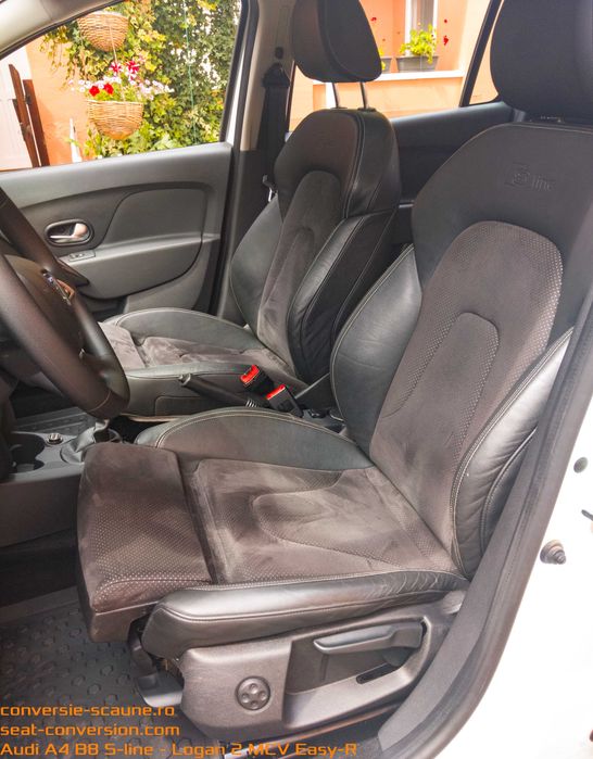 Sistem adaptare scaune de Audi A4 B8 A5 pe Logan Duster Sandero