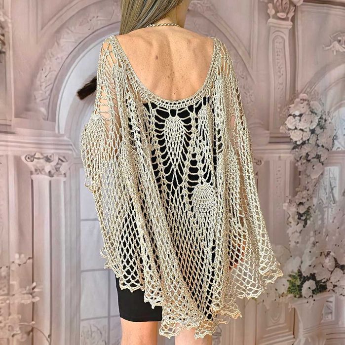 Рокля Наметка за специален повод, парти или плаж в златно или тюркоаз