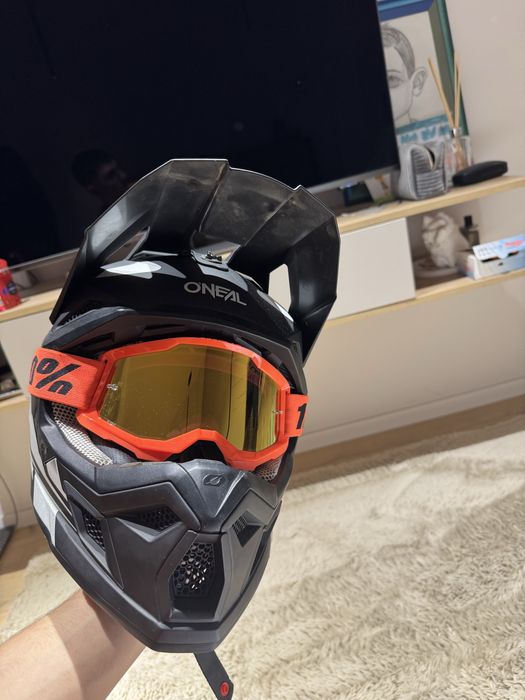 Каска O’NEAL с очила 100%