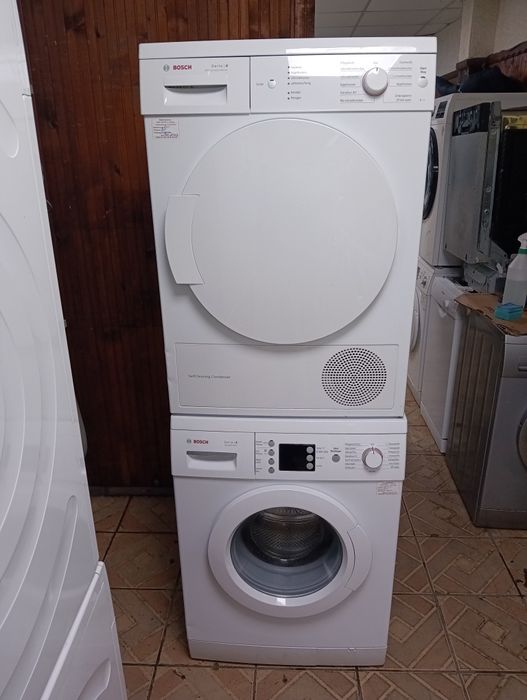 Комплект пералня и сушилня с термопомпа Бош Bosch Serie 4  с Гаранция