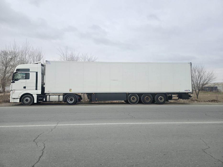 Man Tgx  Evro6 14 йил  Реф прицеп 18 йил