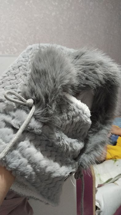 Шапка-шарф два в одном