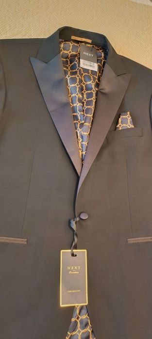 Jacheta / sacou negru, elegant ,  Next , pt bărbați , măsura 54 . XL