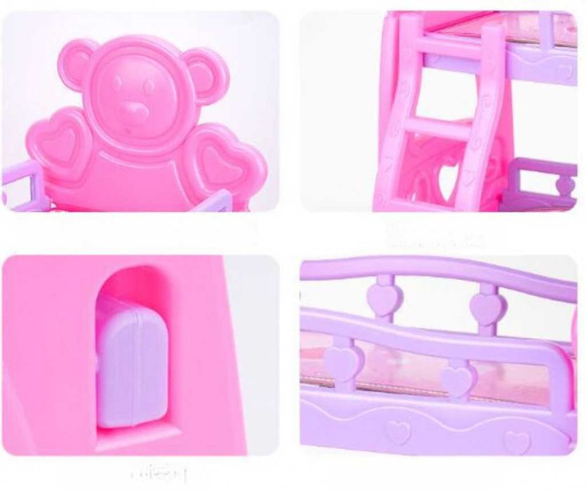 Детска Кукла Бебе с люлеещо се легло