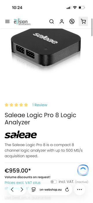 Saleae Logic Pro 8 Logic Analyzer , nou , sigilat