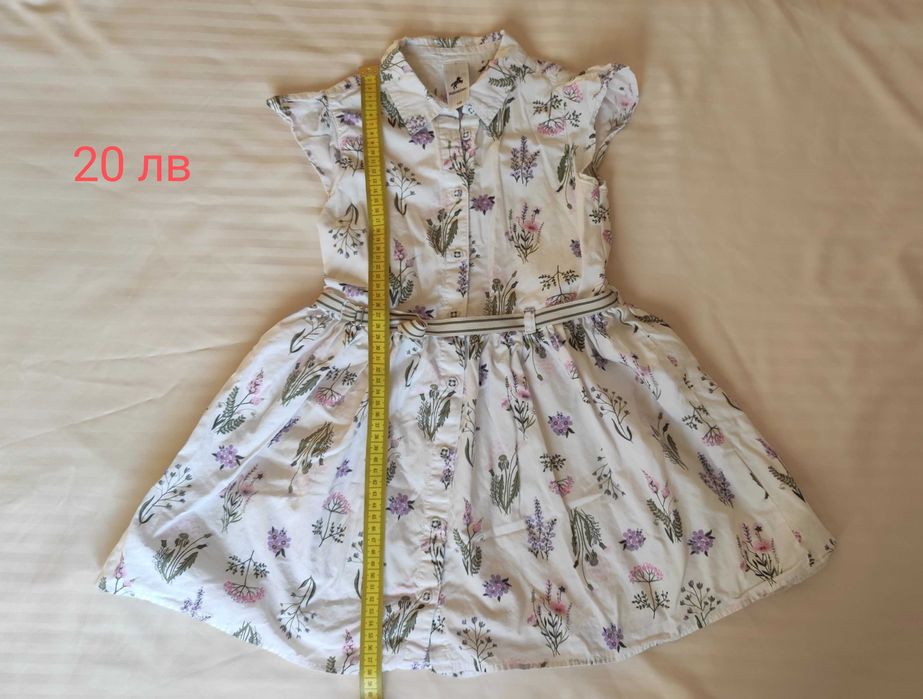 Дънки, рокли, клинове за момиче 4-5 г.