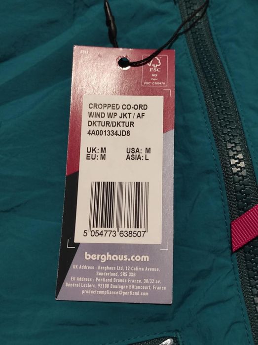 Jacheta dama Berghaus M