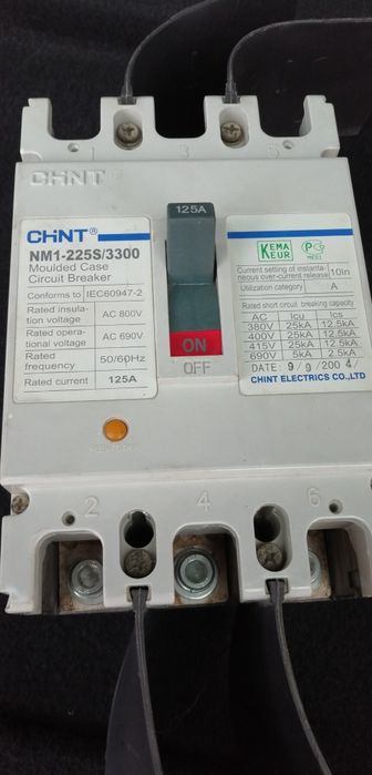 Автоматични и ръчни прекъсвачи - 100А,125А, 200А, 250А,630А, 1000А