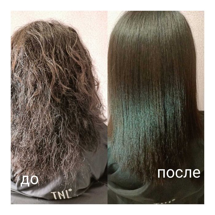 выпрямление волос