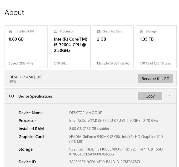 Display 14" Lenovo IdeaPad 520S-14IKB