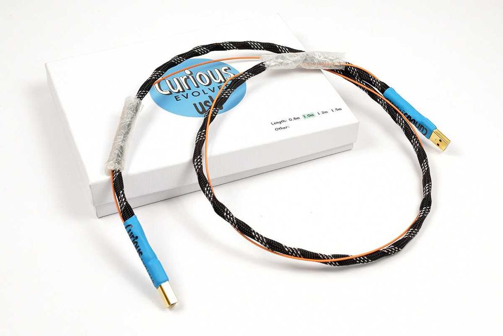 Curious Evolved USB A-B 1 m – cablu USB audio High-End – stare impecabilă
