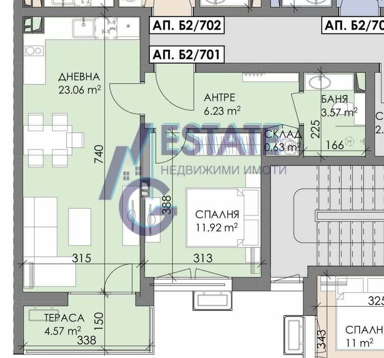 Продава двустаен апартамент пред акт 14 в ж.к Меден Рудник - зона В
