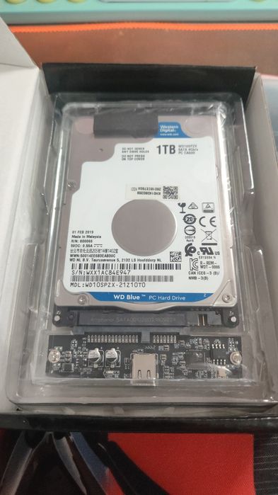 External HDD 1Tb USB 3.0 Toshiba