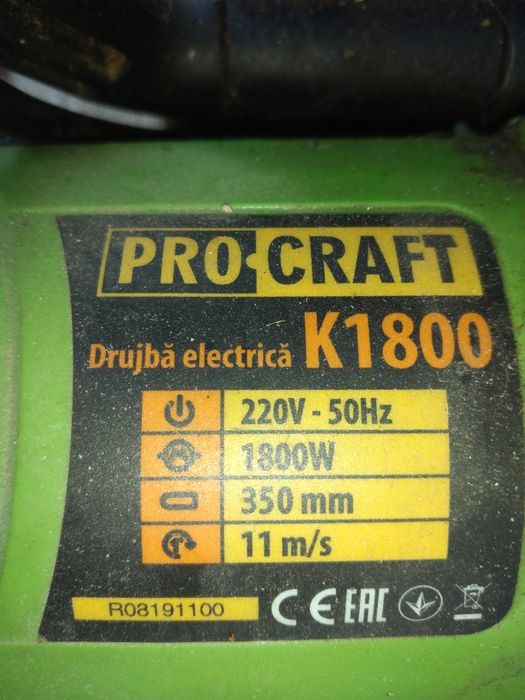 Drujba / motofierăstrău electric