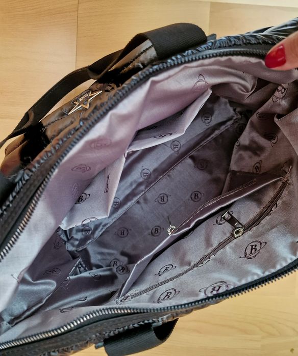 Geanta damă super model import Italia, feronerie metalica, int.inscrip