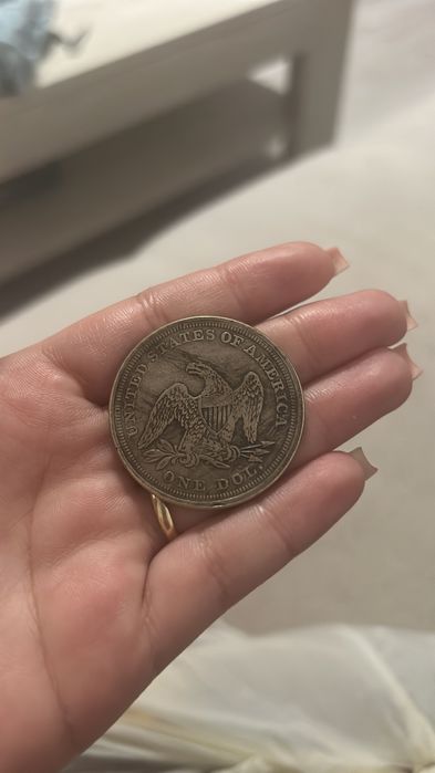 Monedă SUA 1 Dollar 1846 – Seated Liberty – Argint