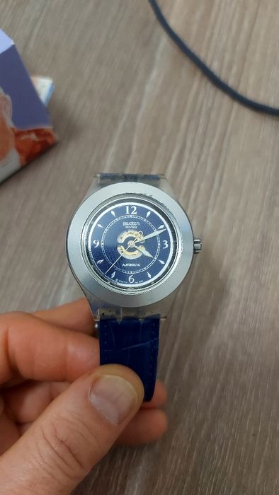 Vând ceas swatch irony diaphane automatic