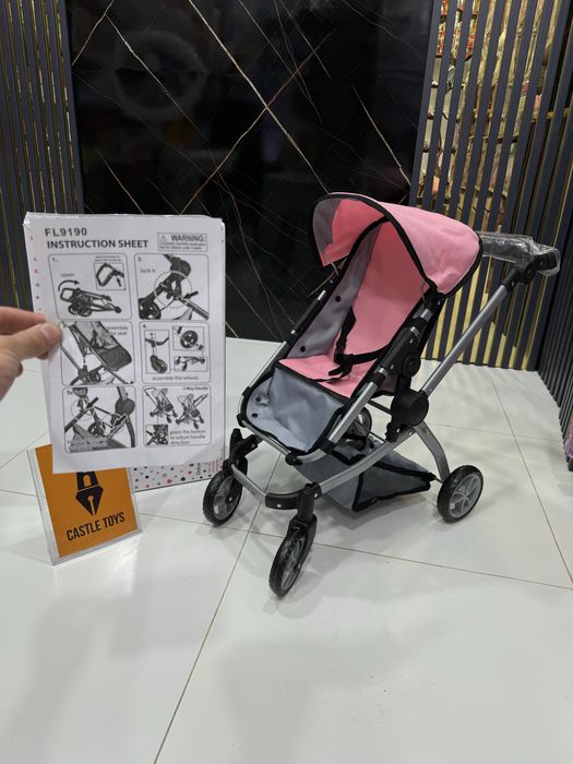 Коляска для кукол 2 в 1 Dollar Starri  Качество очень хороше