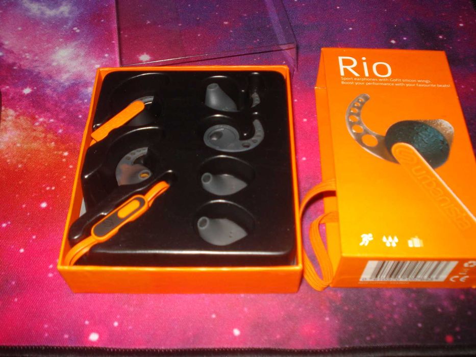 casti rio urbanista handsfree cu buton apel mufa jack rezistente sport