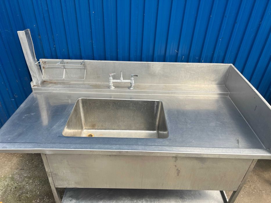 Chiuveta 1 cuva inox masina spalat vase, Mobilier inox bucatarie