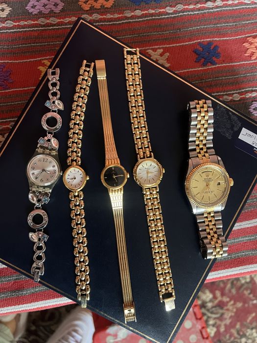 Ceasuri placte cu aur!!