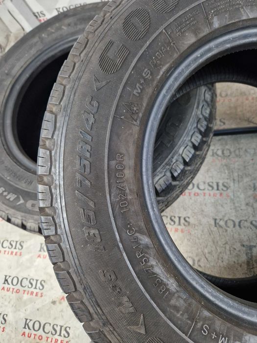Anvelope second hand iarna m+s 185 75 14C Goodyear