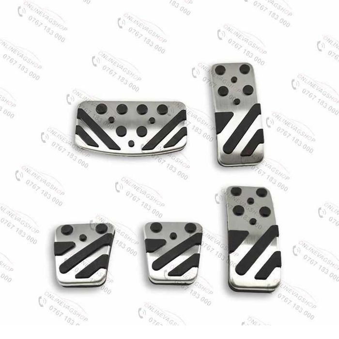 Set pedale inox pt Mitsubishi Lancer, Outlander, Pajero, ASX, Eclipse
