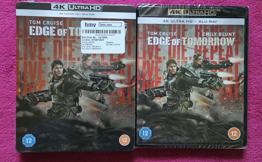 Ulra HD Blu-ray and 4k steelbook