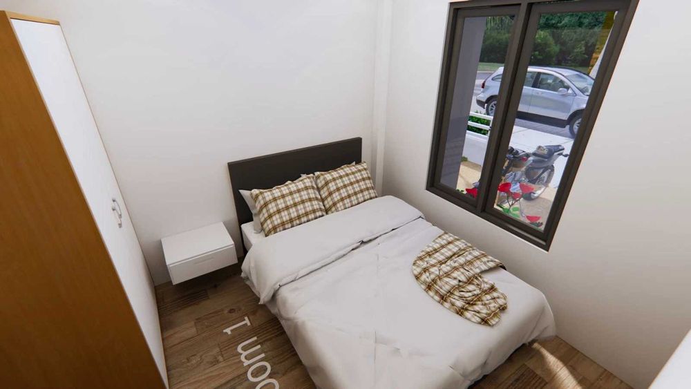 НА ИЗПЛАЩАНЕ - Евтина сглобяема къща с 2 спални, 36 кв. м